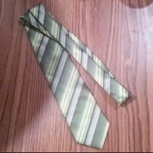 Clericci men's green and black necktie